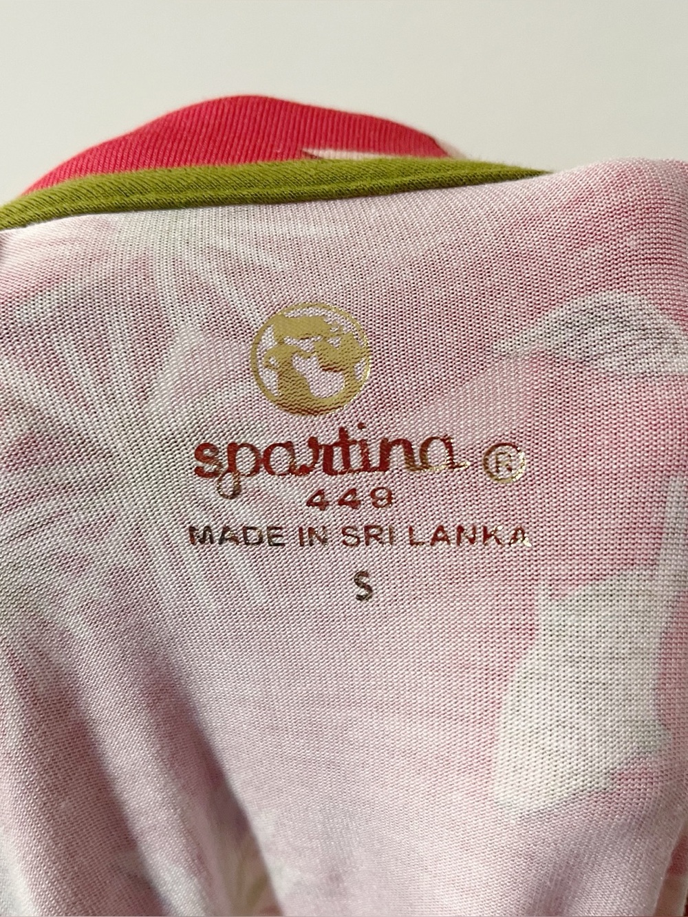 Spartina 449 NWT Pajama Button Sleep Shirt Lowcountry Fauna Red Print Size Small - Picture 10 of 12